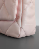 Chanel Chanel 19 Small | 22S Light Pink Lambskin Multicolored Hardware-details