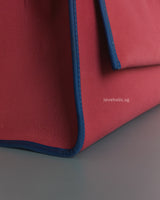 Hermes Herbag 31 Tilt Toile Officier/ Vache Hunter | Ruby/ Malta Blue Palladium Hardware-details