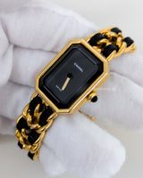 Chanel Vintage Premiere Watch 1987 Size S | 24K Gold Hardware-model