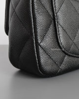 Heart Crush Mini Square | 23P Black Caviar Brushed Gold Hardware