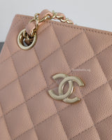 Bucket Bag Mini | 24C Light Pink Caviar Light Gold Hardware