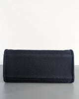 Chanel Deauville Shopping Tote Small | 25S Denim Navy Blue Fabric Light Gold Hardware-details