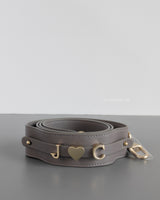 Dior My ABC Lady Dior Small | Grey Lambskin Light Gold Hardware-details