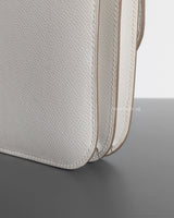 Hermes Constance 18 Mini | M4 Gris Pale Epsom Gold Hardware-details