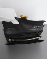 Hermes Constance To Go | Black Epsom Gold Hardware-details