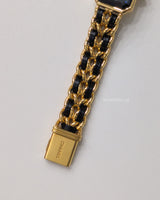 Chanel Vintage Premiere Watch 1987 Size M | 24K Gold Hardware-back