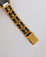 Chanel Vintage Premiere Watch 1987 Size L | 24K Gold Hardware-front1