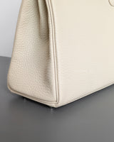 Hermes Kelly 28 | Craie Togo Palladium Hardware-details