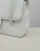 Chanel Small Preppy Coco | 26S Light Blue Caviar Brushed Gold Hardware-details