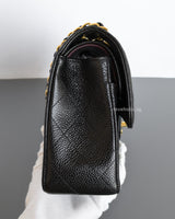 Chanel Classic Flap Small | Black Caviar Gold Hardware-side