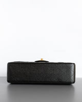 Chanel Classic Flap Small | Black Caviar Gold Hardware-details