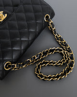Chanel Classic Flap Small | Black Caviar Gold Hardware-details