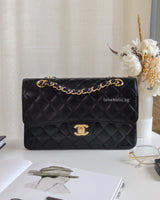 Chanel Classic Flap Small | Black Caviar Gold Hardware-front