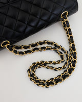 Chanel Classic Flap Small | Black Caviar Gold Hardware-details