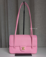 Chanel Small Preppy Coco | 26S Pink Caviar Gold Hardware-front1
