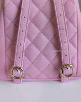 Chanel Small Duma Backpack | 23P Lilac Caviar Light Gold Hardware-details