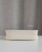 Hermes Evelyne III 23 | Cream Taurillon Clemence Gold Hardware-details