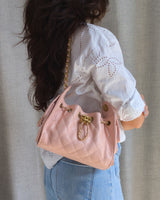  Chanel 25 Mini | 26P Pink Caviar Brushed Gold Hardware-model