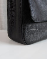 Chanel Maxi Flap 32cm | Black Caviar Silver Hardware-details