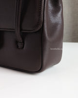 Chanel Preppy Coco Small | 26P Brown Caviar Gold Hardware-details