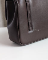 Chanel Preppy Coco Small | 26P Brown Caviar Gold Hardware-details