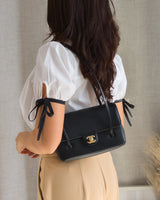 Chanel Preppy Coco Small  | Black Caviar Gold Hardware-model