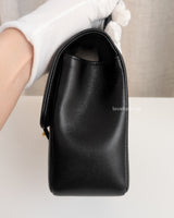 Chanel Preppy Coco Small  | Black Caviar Gold Hardware-details