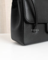 Chanel Preppy Coco Small  | Black Caviar Gold Hardware-details