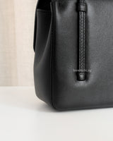 Chanel Preppy Coco Small  | Black Caviar Gold Hardware-details