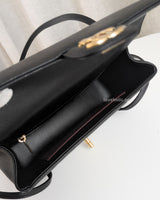 Chanel Preppy Coco Small  | Black Caviar Gold Hardware-details