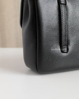Chanel Preppy Coco Mini | Black Caviar Gold Hardware-details