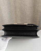 Hermes Constance 24 | Black Epsom Palladium Hardware-details