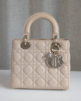 Dior My ABC Lady Dior Small | Caramel Beige Lambskin Light Gold Hardware-front1