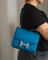 Hermes Constance 24 | T7 Blue Hydra Epsom Palladium Hardware-model