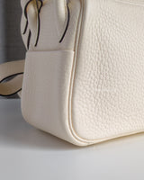 Hermes Lindy Mini  | Nata Taurillon Clemence Gold Hardware-details