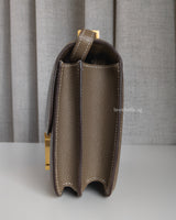 Hermes Constance 18 | Etoupe Epsom Gold Hardware-details