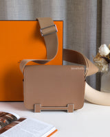 Hermes Geta H0 Chai Chevre Mysore Palladium Hardware-front