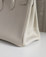 Hermes Birkin Retourne 25 | Beton Togo Gold Hardware-details