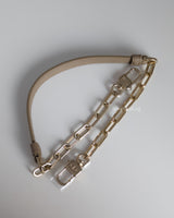 Dior Lady D-Joy Small | Taupe beige Lambskin Light Gold Hardware-details