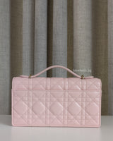 Dior My Dior Mini Bag | Soupir Pink Cannage Lambskin Light Gold Hardware-back