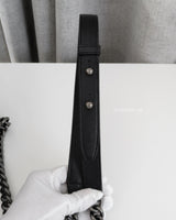 Chanel Boy Small | Black Caviar Ruthenium Hardware-details