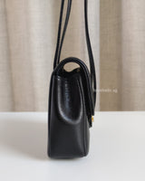 Mini Preppy Coco | Black Caviar Gold Hardware