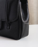 Mini Preppy Coco | Black Caviar Gold Hardware