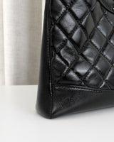 Chanel 31 Mini | Black Shiny Calfskin Light Gold Hardware-details
