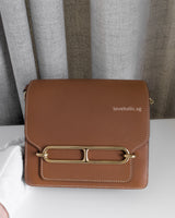 Hermes Roulis Mini  | 37 Gold Evercolor  Gold Hardware-front1