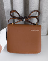 Hermes Constance Mini | Gold Epsom Gold Hardware-back