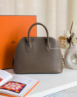 Hermes Bolide 25 | Etoupe Epsom Gold Hardware-front