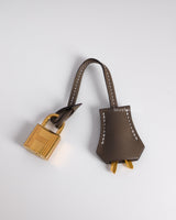 Hermes Bolide 25 | Etoupe Epsom Gold Hardware-details