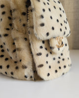 Chanel Chanel 25 Mini  | Cheetah Print Gold Hardware-details