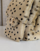 Chanel Chanel 25 Mini  | Cheetah Print Gold Hardware-details